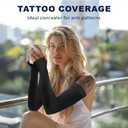 Outivity Arm Sleeves for Men Women Upf 50 Compression Arm Sleeve for UV Blocking Protection (Style 01-3 Pcs : Black+d Gray+l Gray)