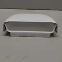 Hanging Folding Mini Trash Can for Kitchen Cabinet Door, Small Collapsible Garbage Bin Under Sink,Wall Mounted Waste Bin- Container Cabinet/Bedroom/Bathroom (3L)(White)