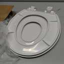 Little2Big Toilet Seat with Built-In Potty Training Seat, Slow Close, Durable Plastic, Made in USA, ROUND, White