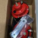 2PCS 300DB Super Loud Train Horns, 12V Waterproof Air Horns Replacement Kit, Car Air Electric Snail Double Horn, Automotive Accessories Universal for Car, Motorcycle, Truck, Bike, Boat (Red)