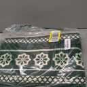 Abstract Living Room Rug 5X7 - Modern Washable Christmas Soft Thin Area Rug for Living Room Bedroom Under Dining Table - Neutral Indoor Floor Rug Carpets for Home Office Playroom Nursery - Dark Green