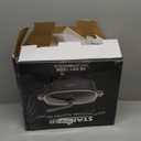 Stariver 6L Electric Hot Pot with Divider, 1300W, Dual-Flavor Pot for Two Broths, 5-Temp Control & Non-Stick Coating, Electric Pot for Shabu Shabu, Fondue, Perfect for Family Gatherings & Parties (Grey)