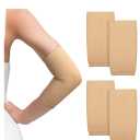 Vicenpal 2 Pairs Tattoo Cover up Sleeve Forearm Arm Sleeves for Women Men Compression Tattoo Upper Arm Cover(Nude)