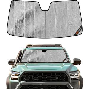 Pigenius Windshield Sun Shade for Toyota Tacoma 2024-2026 Without Factory Dashcam, Front Window Sunshade - AstraGuard
