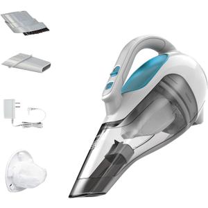 BLACK+DECKER dustbuster Cordless Handheld Vacuum, Portable Vacuum for Car and Home Rechargeable, Powerful Suction, Wide Mouth (HHVI315JO42)