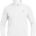 Sun Shirt UPF 50+ Men's Fishing Long Sleeve UV Protection Hoodie Hiking Rash Guard Swimming Running L