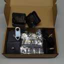 Kigeli 6 Pieces Quartz DIY Wall Clock, 6 Clock Numerals Kit, Movement Mechanism Battery Operated Clock Motor Kit with 8 Different Pairs of Hands for DIY Clock Repair