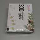 PREXTEX 300 Count Clear Christmas Tree Lights with White Wire - 60 ft Warm White Incandescent Lights for Indoor or Outdoor Use - Holiday String Light for Christmas Trees, Patios, Fences, and More