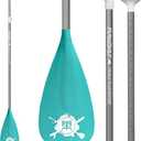 FunWater SUP Paddles - Adjustable Stand Up Paddle 3 Piece Floating Alloy Portable Paddle Board Paddles - Lightweight & Floating oars - Durable and Packable - Efficient Padding