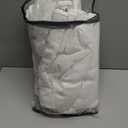 Pinch Pleated Linen Curtains 96 Inches Long for Living Room Bedroom Light Filtering Boho Window Drape 96 inch 2 Panels with Hooks Rings 8ft Cream Beige White Sliding Glass Door Semi Sheer Curtain