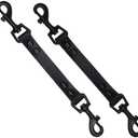 DORUI Dog Safety Clip for Prong Collar, Waterproof Leash Backup Clip Connector, Dual Clasps Rotating Buckle for Pinch Collar (1 Pcs)