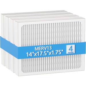 14 x 17.5 x1.75 MERV 13 Replacement Dehumidifier Filter Compatible with Santa Fe Advance90, Advance100, Advance120, Honeywell DR90 & DR120 dehumidifier Models, 4 Pack
