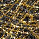 Caleihd 5.3oz Crinkle Cut Paper Shredded Paper for Gift Baskets Gift Boxes Filler, Wedding Birthday Christmas Easter Valentines Packing Wrapping Paper Gold&Black