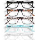 Gaoye Professional Reading Glasses for All Day - Computer Readers with Blue Light Protection - Value Pack +3.5