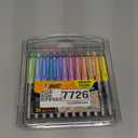 BIC Intensity Assorted Colors Fashion Permanent Markers, Fine Point, 36-Count Pack of Color Markers With Non-Slip Grip for Comfort and Control