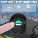 10x25 Binoculars for Adults High Powered - Compact Binocular for Kids Easy Focus with Long Range View - Small Binoculars for Bird Watching Cruise Ship Hunting Travel Sports