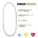 Maxpower 347622 Premium Belt Reinforced with Kevlar Fiber Cords, 5/8" x 77"