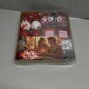 DecorbyHannah Valentines Day Tree Ornaments Decorations, 40ct Red Black Heart Shaped Ornament Set for Tree, Shatterproof Hanging Ball Valentine's Day Christmas Ornaments for Wedding Anniversary Party