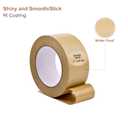 TooCust Kraft Paper Tape Self Adhesive,2" X55YD,Brown Paper Tape, Biodegradable Brown Packing Tape,Paper Packing Tape with Strong Adhesive,1 Roll
