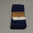 Cloth Napkins Set of 6 – Navy 18x18 Inch Cotton Dinner Napkins – Soft, Reusable, Washable, Durable & Absorbent Table Napkins – Wedding, Restaurant, Hotel, Event Party Napkins – Casa De Lan