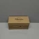 Mkono Small Artificial Flowers in Ceramic Vase 13.5" Centerpieces Coffee Table Decor, Silk Flower Arrangements for Home Decor Indoor Fake Flower Bouquet for Bathroom Dining Room Kitchen Wedding Brown