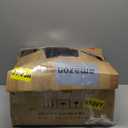 Furnulem 5 Drawer Black Dressers for Bedroom 2 Tier Shelf Storage Small Fabric Dresser for Closet Sturdy Metal Frame Modern Style Storage Cabinets Organization Units for Hallway Rooms, Black Oak