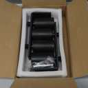 Sdstone Slide Gate Guide Roller 3" Black with L Rear Post Bracket,Universal Adjustable Sliding Gate Rollers,Heavy Duty Sliding gate kit for Sliding Gates and Rolling Doors(2 Pack)