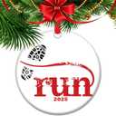 2025 Cross Country Run Lover Ornament, XC Running Gift, Runner Christmas Keepsake, Gifts for Runner (C21)