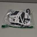 SUUKSESS Women Sexy Thong String Two Piece Bikini Sets Triangle Cheeky Halter Swimsuits Color Block Bathing Suits(Black White, S)