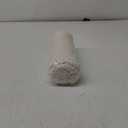 OLANLY Toilet Rugs U-Shaped 24x20, Extra Soft Absorbent Chenille Contour Bathroom Rugs for Toilet, Dry Quickly, Machine Washable, Non-Slip Bath Mat, Ivory