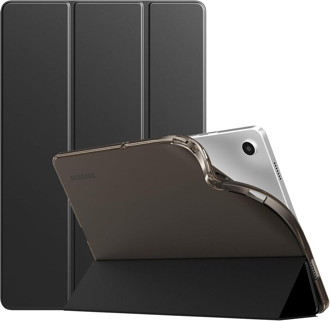 TiMOVO Case for Samsung Galaxy Tab A9+/A9 Plus 11" 2023, Slim Soft TPU Translucent Frosted Back Protective Cover for Galaxy Tab A9+ Tablet SM-X210/X216/X218, Auto Wake/Sleep, Black