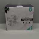 2Set 3 Tier Clear Bathroom Organizer with Dividers, Pull-Out Pantry Organization and Storage, Multi-Purpose Under Sink Organizers and Storage, Vanity Skincare Cosmetic Closet Organizer Medicine Bins (Transparent)