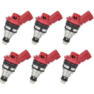 6pcs Fuel Injectors Replacement for 1993-1999 Nissan Altima 1991-1998 240SX 2.4L L4 1994 1998 1999 Sentra 1995-1998 200SX Infiniti G20 2.0L L4 94-96 300ZX 1993-1997 Infiniti J30 3.0L