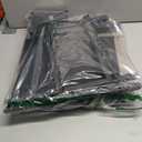 Nightstand with Charging Station and LED Lights, Side Table with 2 Fabric Drawers, Bedroom Nightstand, 3 Tier Storage Coffee Table, Living Room (1, Grey)