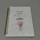 Pink Floral Christian Spiral Notebook, Ephesians 2:10 Bible Verse Journal, Religious Scripture Journals for Writing, Bible Notebooks for Note Taking, Church Notes Journal, 5.5x8.3 Inch