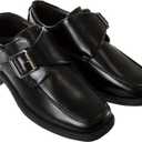 Josmo Boys Classic Comfort Oxford Shoe - Wing Tip Formal Dress Shoes lace up (Colors: Black/Brown/White) (Sizes: 7-10 Toddler / 11-2 Little Kid / 3-6 Big Kid)