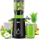 Large Feed Chute for Family Needs, Cold Press Juicer For Whole Fruits & Vegetables, Easy to Clean