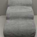 3 Steps High Density Foam Dog Stairs Ramps,Non-Slip Pet Steps for Older Dogs,Pet with Joint Pain, Sofa Bed Ladder for Cats