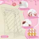 Threehoney Donut Wall Display Stand, Classic, Transparent, 27.5" X 19.7"