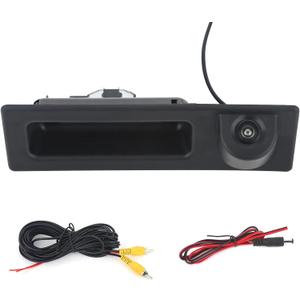 HD 1280x720p Rear View Camera, Trunk Handle Rear View Reverse Backup Camera Compatible with BMW Vehicle F Series 3/4/5 X3 X4 F30 F32 F10 F11 F25