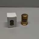 Akicon Brushed Gold Brass Finish Kitchen Dishwasher Air Gap Cap, brass Air Gap Cover