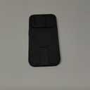 SURITCH for iPhone 14 Pro Case with Magnetic Camera Slide Cover and Adjustable Kickstand, Compatible with MagSafe, Shockproof Bumper Case Slim Protective Cover for iPhone 14 Pro 6.1 Inch, Black