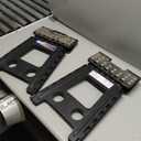 ACKO 2PACK Folding Step Stool - 13" Height Premium Heavy Duty Foldable Stool for Kids and Adults, Kitchen Garden Bathroom Stepping Stool (Black, 2PACK)