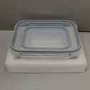 Glotoch 10 Pack Glass Food Storage Containers with Lids Reusable, Ultra Thick Borosilicate Glass Containers for Meal Prep/Lunch, Dishwasher/Microwave/Oven/Freezer Safe, Grey