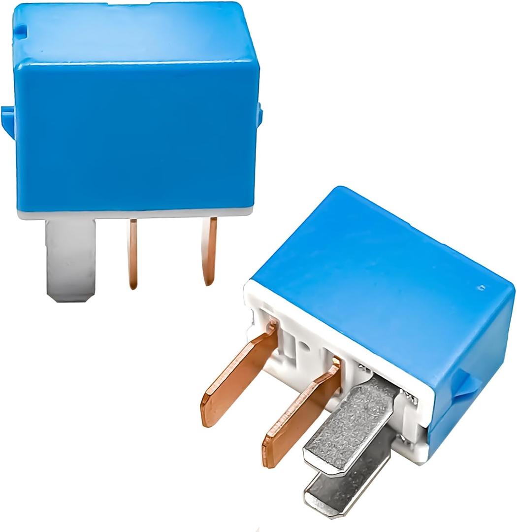 2 Pack AC Relay Air Conditioning 12V 4 pin Replacement for 90987-02027 90080-87026 Compatible with Toyota Lexus and Scion 1997-2014 Vehicles for Automotive Electrical Systems