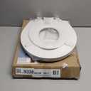 Mayfair NextStep Slow-Close Toilet Seat with Built-In Toddler Potty Training Seat, Removable, White, Round