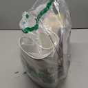 24 inch Vintage Ceramic Table Lamp with 5FT Cord - Single Farmhouse Rustic Bedside Lamp with Natural Textured Finish, Nightstand Lamps for Living Room, Bedroom, End Table Beige