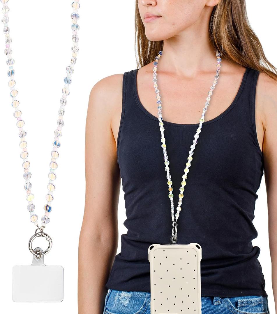 Phone Lanyards Phone Charm for Keys Keychain with Patches