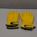 toolant Winter Leather Work Gloves, Warm 3M Thinsulate Lining for Cold Weather Work, Thermal Insulated Gloves (Medium, Yellow - Winter Version (2 Pair))