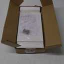 Desktop Shelf Organizer - Adjustable Wood Desktop Bookshelf, Table Top Shelves, Desk Book Organizer for Office Supplies and Home Dcor (White)